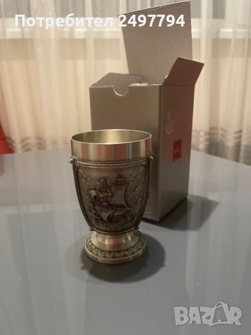 Винтидж немска калаена чаша, снимка 3 - Колекции - 42735259