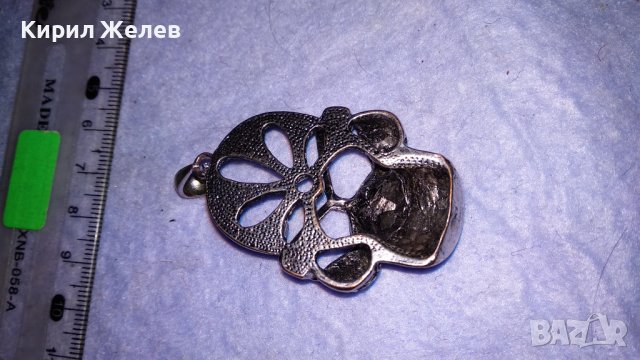 НЕО - ГОТИК АРТ СРЕБРИСТ СТРАХОВИТ ПЕНДАНТ МОДЕН ОРНАМЕНТИРАН МЕДАЛЬОН ВИСУЛКА 34520, снимка 6 - Колиета, медальони, синджири - 39061950