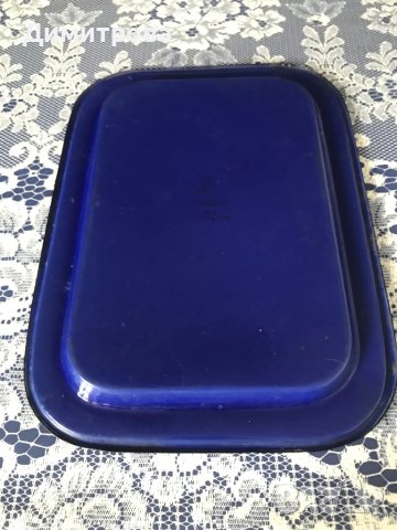 Плато, поднос емайл, снимка 3 - Прибори за хранене, готвене и сервиране - 41083477