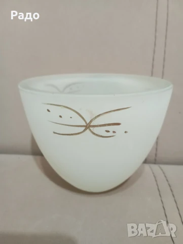 Стъклен абажур. Стъкло за лампа. Чашка за полилей, снимка 2 - Други - 51383267