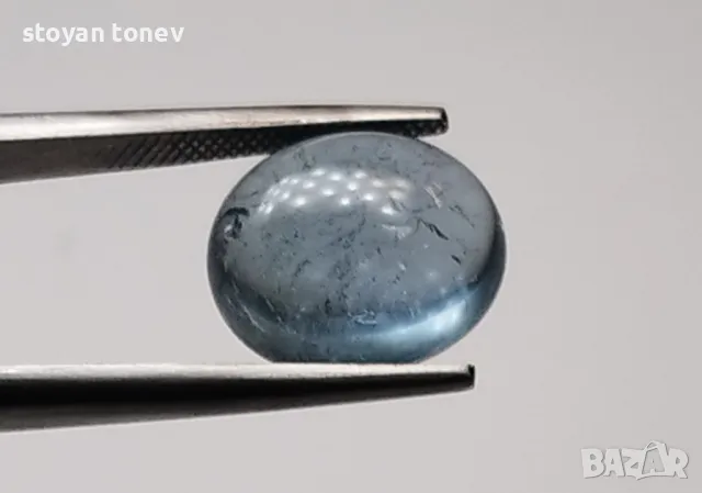 Син турмалин кабошон - 4.28кт.! Нов!, снимка 6 - Други - 49667193