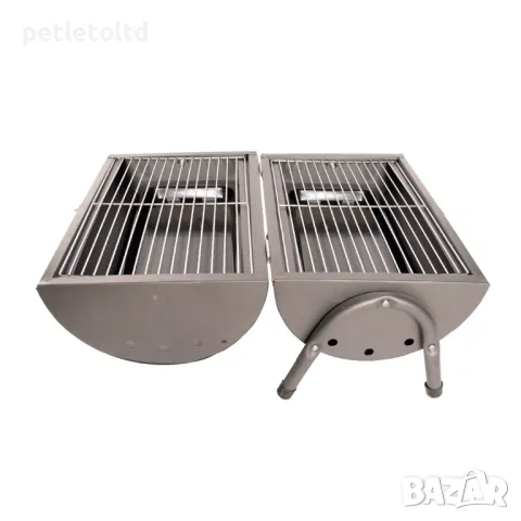 Барбекю - мобилно, метално, с опция за две зони на печене , снимка 4 - Барбекюта - 49481739