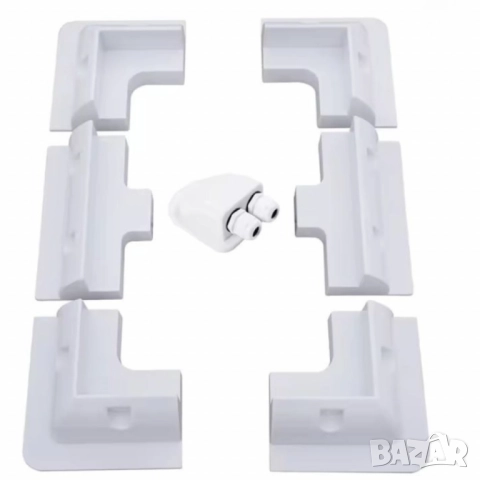 Комплект скоби за монтаж на слънчеви панели – 7 части, ABS ъглови скоби, без пробиване, UV защита, снимка 5 - Друга електроника - 52094251