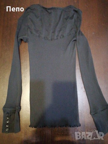 Памучна блузка, снимка 2 - Блузи с дълъг ръкав и пуловери - 34292866
