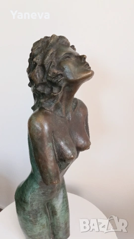 " Целувката " , бронзова, авторска скулптура. , снимка 8 - Статуетки - 53670605