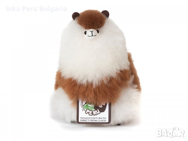  Усмихната алпака – малка, 23 см, Macchiato, снимка 4 - Плюшени играчки - 37101798