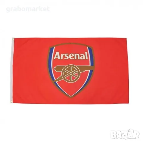 Знаме на Арсенал 90 х 150 см., снимка 1