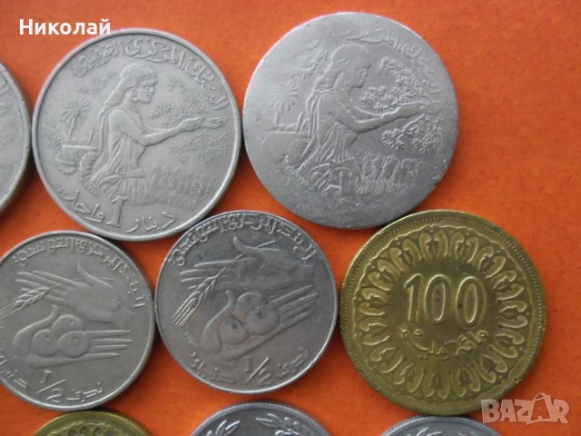 Лот монети Тунис, снимка 3 - Нумизматика и бонистика - 40520110