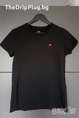 Levi's размер S дамска тениска в черно