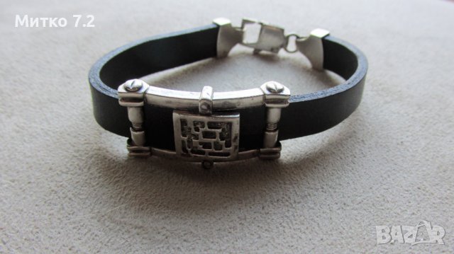 сребърна гривна - 10, снимка 5 - Гривни - 39271060