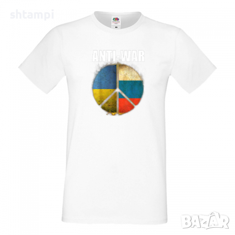 Мъжка тениска ANTI WAR,Украйна, снимка 10 - Тениски - 36115210