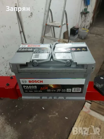 Нов акумулатор Bosch/Бош AGM/АГМ 70 амп/ч с гаранция, снимка 2 - Части - 55399514