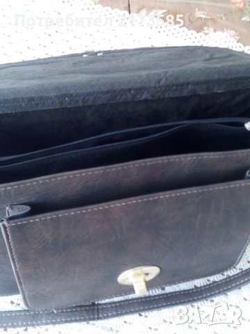 Дамска чанта - кафява, снимка 2 - Чанти - 41286187