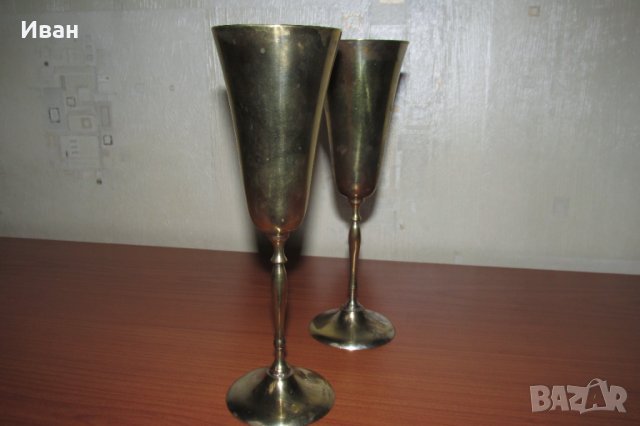 Метални чаши, снимка 1 - Чаши - 36003396