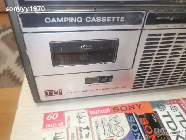 ITT CAMPING CASSETTE 109 2908261925L4, снимка 8 - Радиокасетофони, транзистори - 55867580