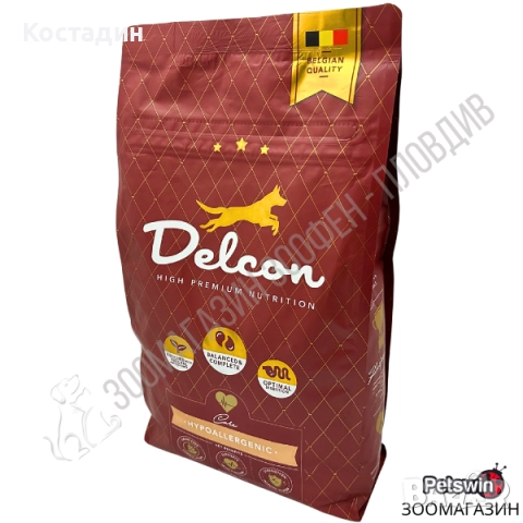Пълноценна Хипоалергенна Храна за Кучета в Зряла възраст - 10кг - Hypoallergenic - Delcon