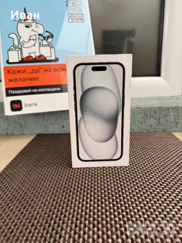 ‼️Нов•iphone 15 ЛИЗИНГ 42лв/м айфон Black   15, снимка 3 - Apple iPhone - 51589890
