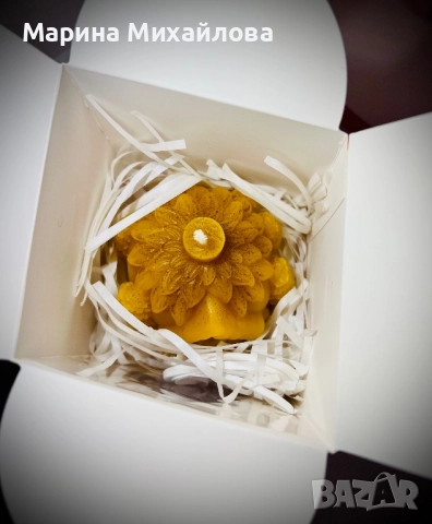 Коледни свещи от 100% чист пчелен восък, снимка 11 - Други - 52662796