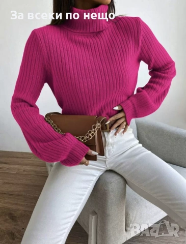 Дамски Цикламен Пуловер Код Верона1