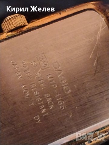 CASIO WATER RESISTANT JAPAN MOVT ЕЛЕГАНТЕН БИЗНЕС МОДЕЛ ДАМСКИ ЧАСОВНИК 27359, снимка 10 - Дамски - 38753260