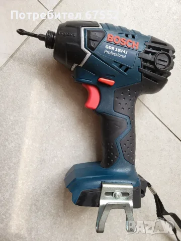 Импакт Bosch GDR 18V-LI. Само машина, без батерии зарядно. 