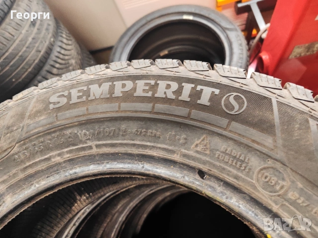 4бр.зимни гуми 215/65/16C Semperit, снимка 3 - Гуми и джанти - 53212726