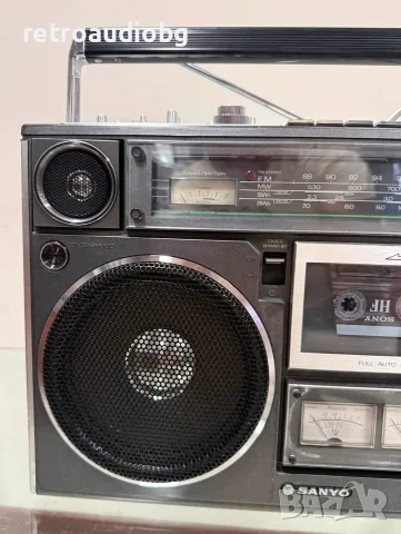 🔈Рядък колекционерски радиокасетофон Sanyo M 9994K - Boombox - профилактиран🔈, снимка 2 - Радиокасетофони, транзистори - 56153761