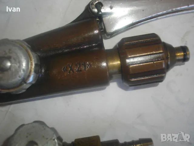 X21 ПРОФЕСИОНАЛЕН ОКСИЖЕНЕН РЕЗАК РЕЗАЧ ГАЗО-КИСЛОРОДНО-АЦЕТИЛЕНОВО РЯЗАНЕ ЗАВАРЯВАНЕ СПОЯВАНЕ 53см, снимка 8 - Други инструменти - 47939282