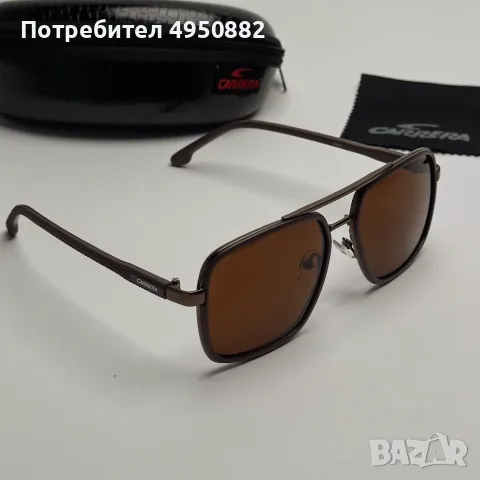 Слънчеви очила Carrera нови, правоъгълни стъкла, UV400, златно и черно, снимка 9 - Слънчеви и диоптрични очила - 56163164