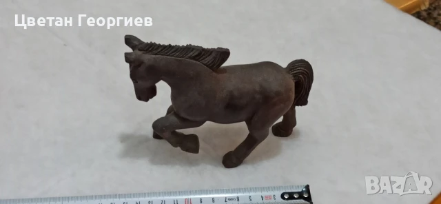 малко дървено конче, снимка 3 - Антикварни и старинни предмети - 50999447