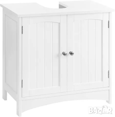 Шкаф за баня, за мивка,бял, снимка 2 - Шкафове - 49565299