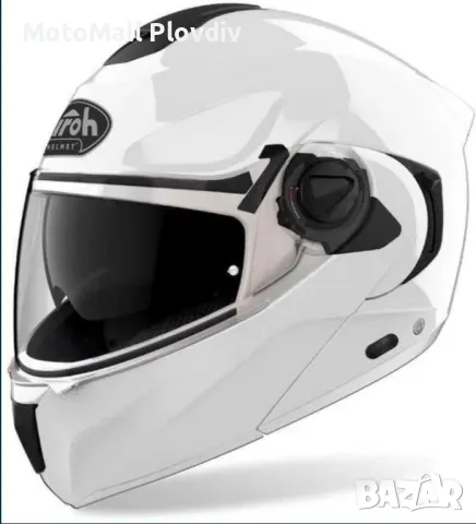 мото КАСКА Airoh SPECKTRE Black matt and White gloss moto, снимка 2 - Аксесоари и консумативи - 49176084