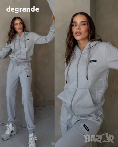 Висок клас памучни дамски екипи Calvin Klein ВИДЕО НА МОДЕЛА, снимка 4 - Спортни екипи - 51291849