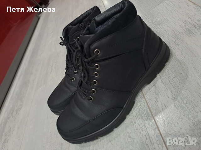 Мъжки кожени боти N42, снимка 2 - Мъжки боти - 53235027
