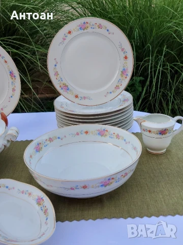 Порцеланов сервиз за хранене -Limoges France , снимка 2 - Сервизи - 50557170