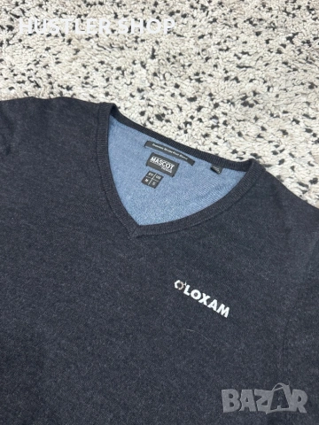 Мъжки пуловер от мерино вълна MASCOT. Размер М, снимка 2 - Пуловери - 53471456