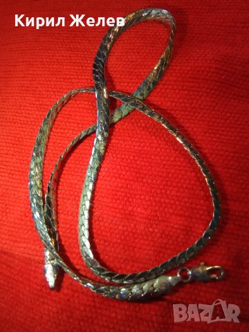 ПОСРЕБРЕН СТИЛЕН ЛАНЕЦ от БЛАГОРОДНА НЕРЪЖДАЕМА СТОМАНА ВЕРИЖКА КЛАСИЧЕСКА ЗДРАВА ПЛЕТКА 27951, снимка 8 - Колиета, медальони, синджири - 37114958