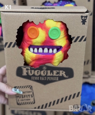 Fuggler плюшена играчка/Фъглер/Fuggler ugly monster 25см Фуглер, снимка 8 - Плюшени играчки - 51432038