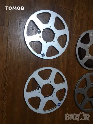 Алуминиеви метални Ролки 26,5 см магнетофон REVOX AGFA, снимка 2 - Аудиосистеми - 49556997