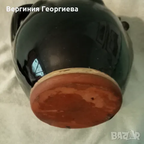 Керамична кана от ретро сервиз за вино , снимка 3 - Вази - 49601771