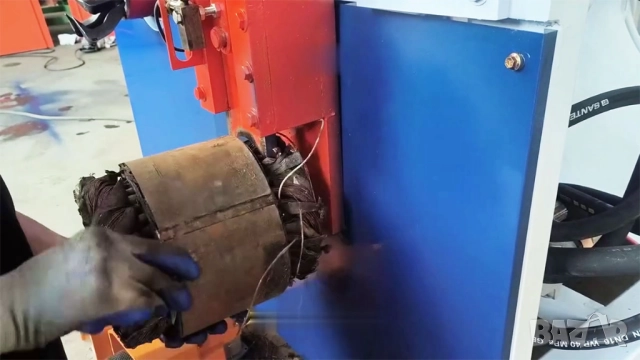 Професионална Машина REM40 за извличане на чиста мед от скрап индустриални електрически двигатели, снимка 5 - Електродвигатели - 52635912