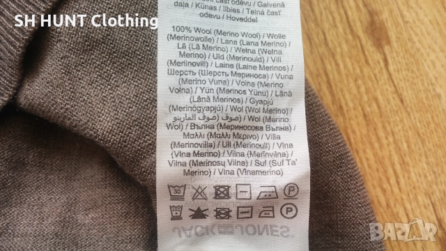 Jack & Jones 100% Super Fine Merino Wool размер L блуза 100% супер фина мерино вълна - 1597, снимка 12 - Блузи - 52656331