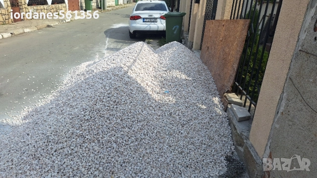Земновлажен бетон,Филц,Пясък,Чакъл ,и бял чакъл за декороция-бял камък, снимка 7 - Други ремонти - 52281190