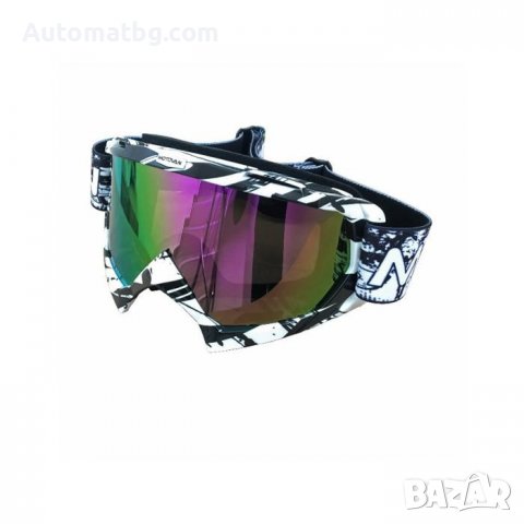 Мото очила Automat, Предпазни, 1-J100, Цветно стъкло
