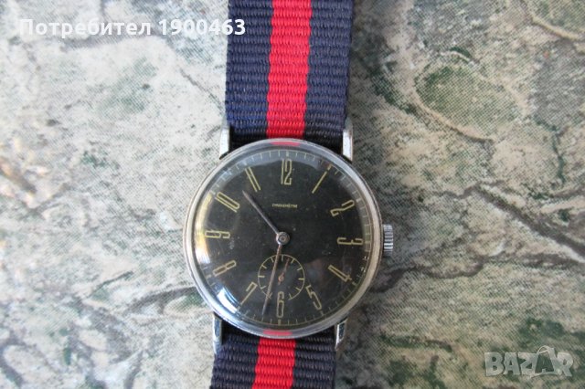 Стар военен часовник Chronometre.Колекционерски., снимка 3 - Мъжки - 25370823
