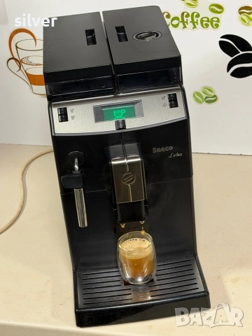 Кафемашина кафе автомат Saeco Lirika с гаранция, снимка 4 - Кафемашини - 53080723