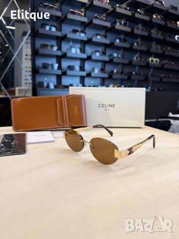 очила с черен обикновен калъф и ув защита tom ford celine, снимка 5 - Слънчеви и диоптрични очила - 52908116