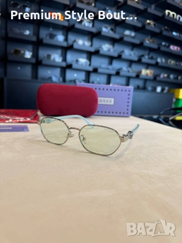 Очила  висок клас калъф на марката кутия сертификат  кърпичка tom ford Gucci 