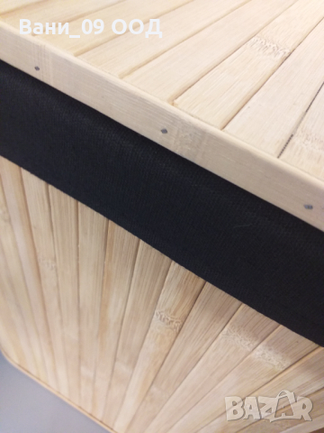 Стабилен бамбуков кош за пране, снимка 7 - Други - 36471002