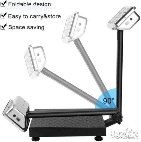 Електронен кантар до 1 тон с платформа 60х80 см,до 1000 кг везна, снимка 3 - Везни - 53837788